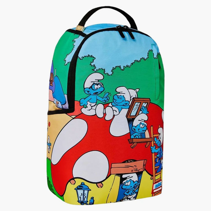 Sprayground x Puffo Fungo Villaggio (DLXSR) Backpack Multi