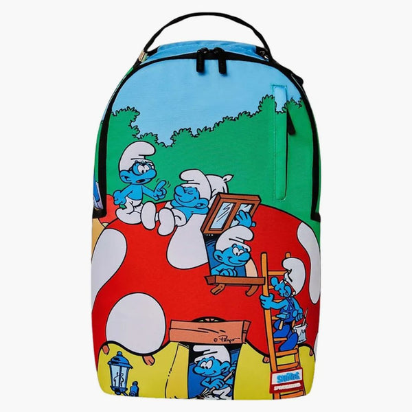 Sprayground X Smurfs Mushroom Village (DLXSR) Batoh Multi