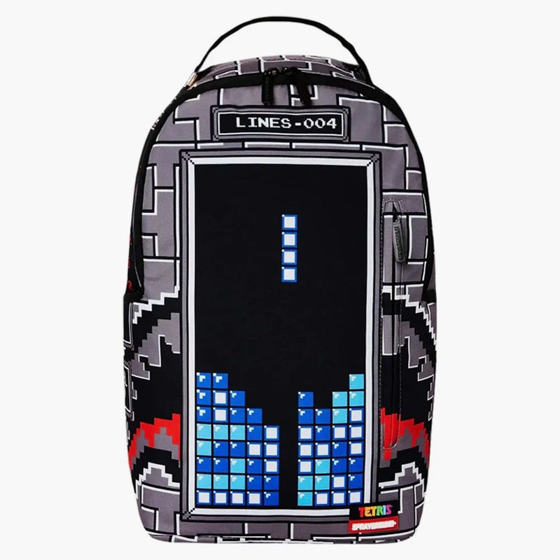 Sprayground x Tetris Shark Stacker (DLXSR) Backpack Grey