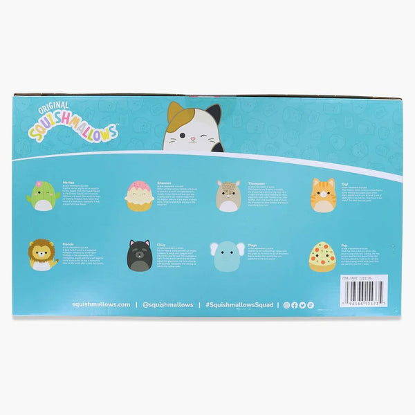 Squishmallow nejrůznější 5 "mini plyšové 8-balení