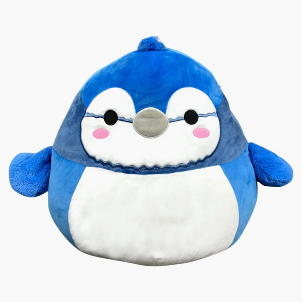 Squishmallow Babs Blue Jay 16 palcová plyšová modrá/bílá