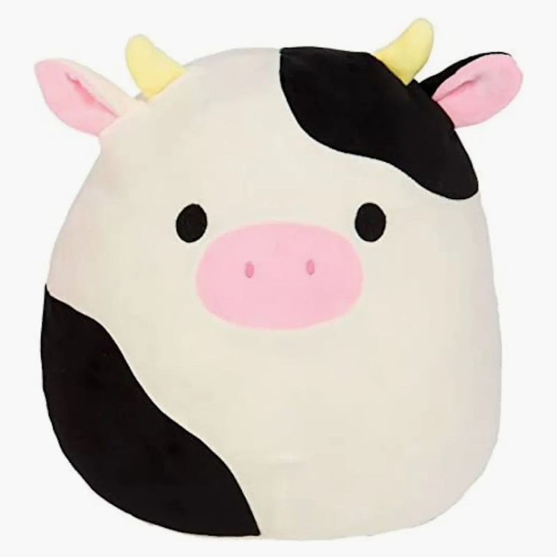 Squishmallow Connor The Cow 16 palcová plyšová černá/bílá
