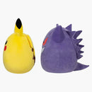 Squishmallow Pokemon 20 "Pikachu & Gengar Plus Set