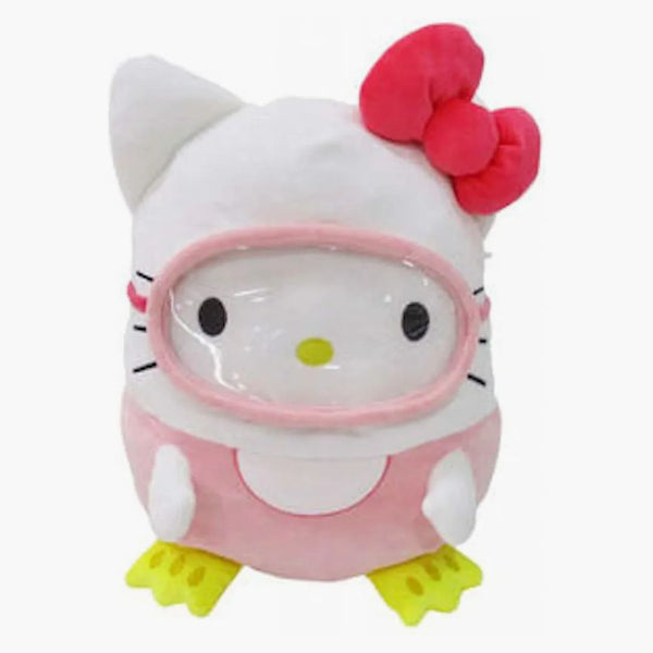 Squishmallow Sanrio Hello Kitty Scuba Mask 20 palcová plyšová růžová/bílá