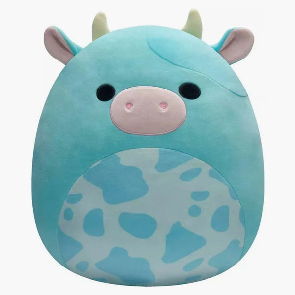 Squishmallow Tuluck The Blue Cow 16 "Plysh Blue