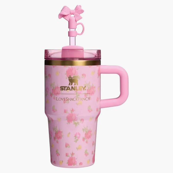 Stanley 1913 X Loveshackfancy Flowstate Quencher 20oz Tumbler With Handle Ibiza Sunset