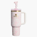 Stanley 1913 X Loveshackfancy Holiday Flowstate Quencher 40oz Tumbler Coquette Bow Chantilly