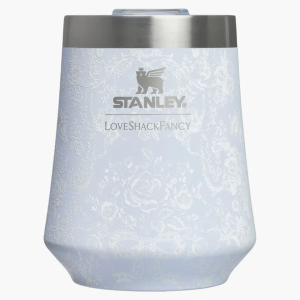 Stanley 1913 X Loveshackfancy Holiday Reserve Wine 11oz Tumbler Toscana Toile Alpine Blue