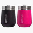 Stanley 2pk Everyday Go 10oz Tumbler Cosmo Pink/black