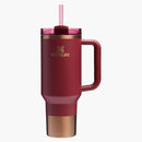 Stanley Comfort & Joy Collection Flowstate Holiday Quencher 40oz Tumbler Gilded Pomegranate