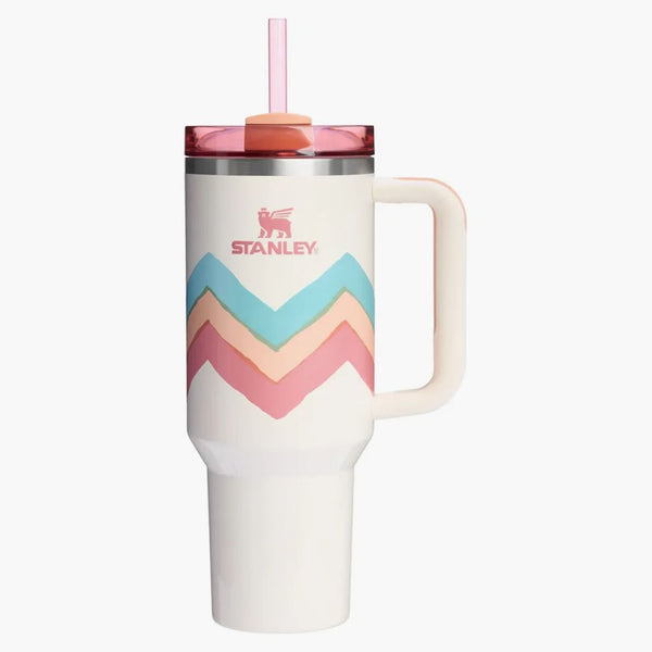 Stanley Flowstate Quencher 40oz Tumbler Cream-Egg-Cellence