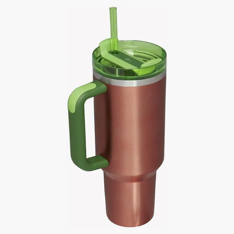 Stanley X Lainey Wilson "watermelon Moonshine" Quencher 40oz Tumbler Copper/green