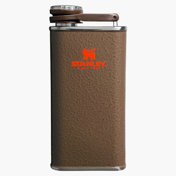 Stanley X The Post Malone Easy Fill 8oz Flask Post Malone Hammertone Coyote Brown