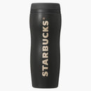 Starbucks x fragmento logotipo de acero inoxidable mancha curva