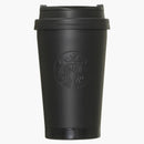 Starbucks x fragmento logotipo de acero inoxidable vaso mate negro
