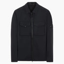 Stone Island 116f1 O-ventile Stone Island Ghost Piece Overshirt Black