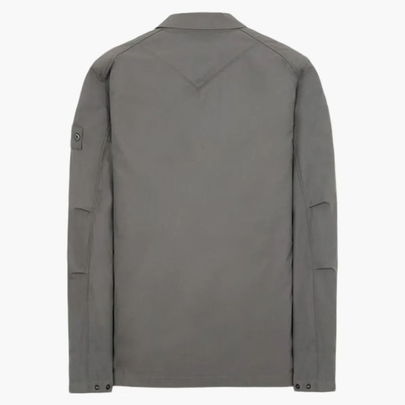 Stone Island 116f1 O-valves Stone Island Ghost Piece Overshirt Dark Gray