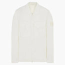 Stone Island 116F1 Valas O Stone Island Piece Fantasma Overshirt Natural White