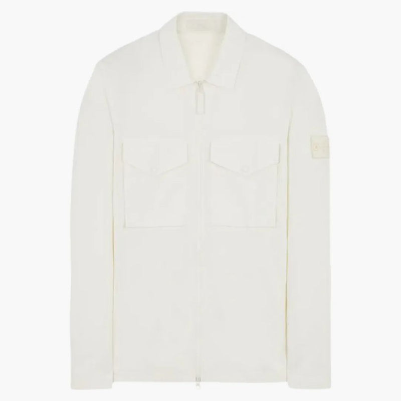 Stone Island 116F1 O-Valves Stone Island Ghost Piece Napřistará přírodní bílá