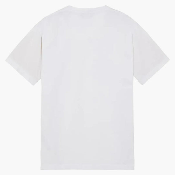 Stone Island 21579 Stitches Two Emboidery T-Shirt White