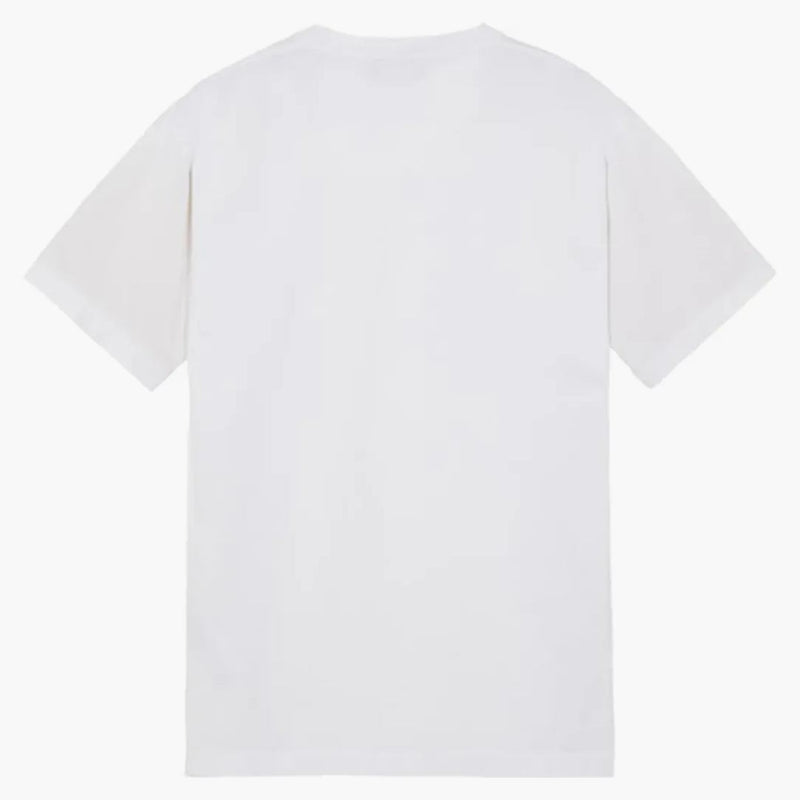 Stone Island 21579 Stitches Two Emboidery T-Shirt White