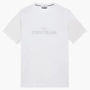 Stone Island 21579 Stitches Two Embroidery T-Shirt White