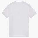 Stone Island 23757 Organiczna bawełniana fissato Effect T-shirt biały