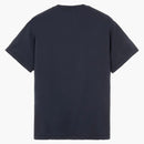 Stone Island 24113 60/2 Camiseta teñida de camiseta de algodón Armada