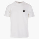 Stone Island 24113 60/2 Cotton Jersey Garment Dyed T-Shirt White