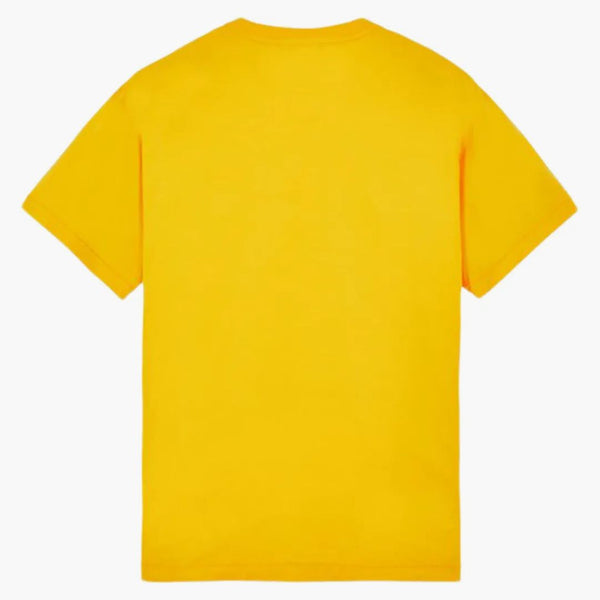Stone Island 24113 60/2 Cotton Jersey Oděv obarvené tričko žluté