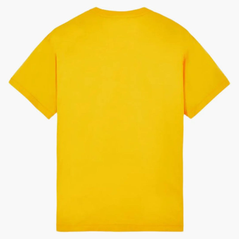 Stone Island 24113 60/2 Cotton Jersey Oděv obarvené tričko žluté
