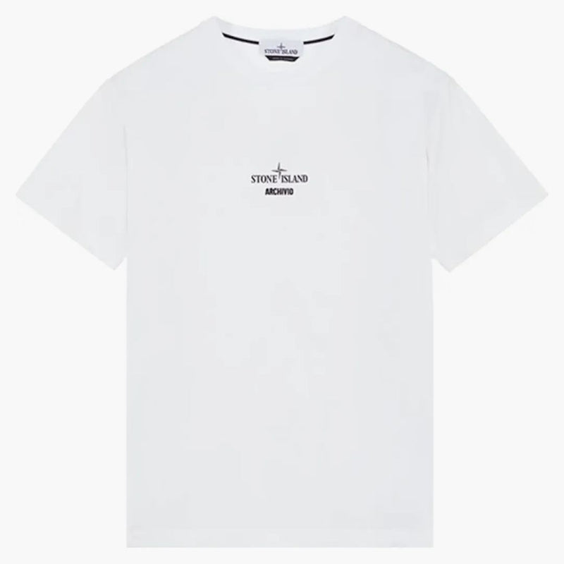 Stone Island 2ns91 Stone Island Archivio Project Pvc T-shirt White