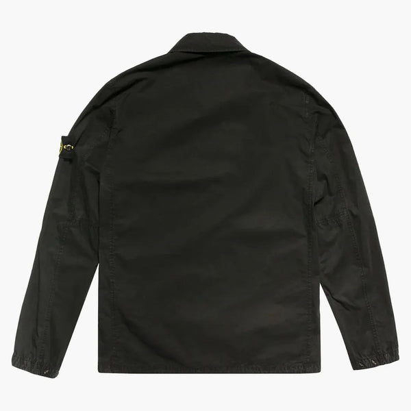 Stone Island 2 kapesní košile černá