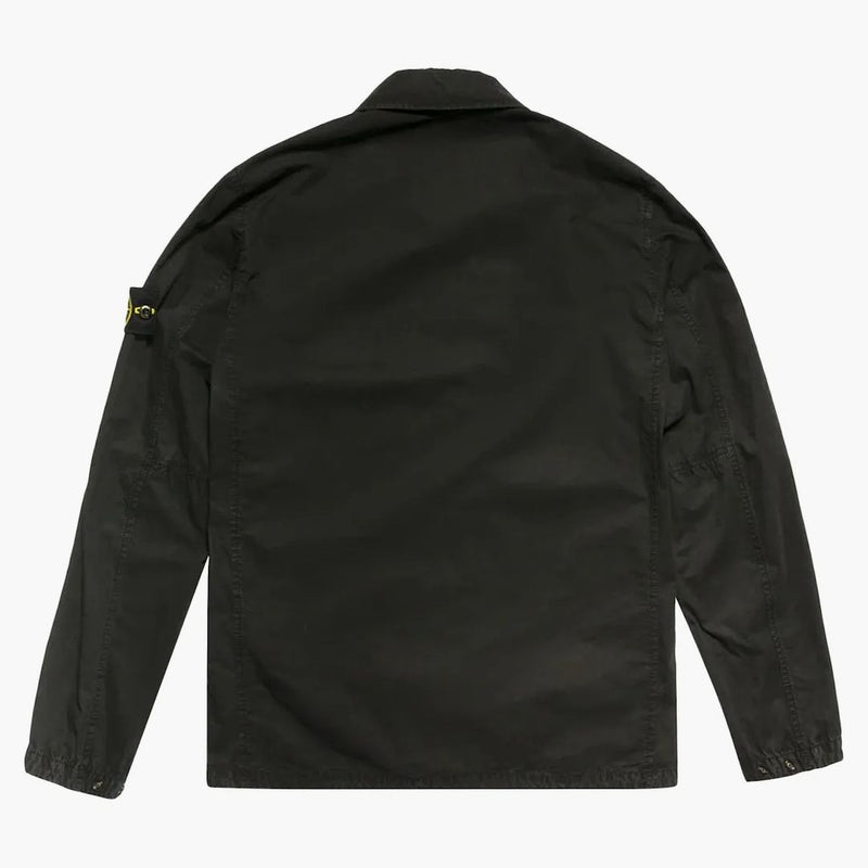 Stone Island 2 kapesní košile černá
