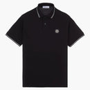 Stone Island 2SC18 Polo Shirt Black