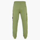Stone Island 31303 Stretch Cotton Tela 'Paracadute' Garment Dyed Cargo Pants Olive