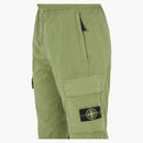 Stone Island 31303 Stretch Cotton Tela 'Paracadute' Garment Dyed Cargo Pants Olive