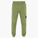 Stone Island 31303 Stretch Cotton Tela 'Paracadute' Garment Dyed Cargo Pants Olive