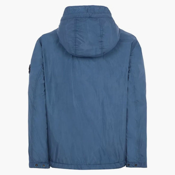 Stone Island 40522 Oděv obarvená crankle opakování NY bunda avio modrá