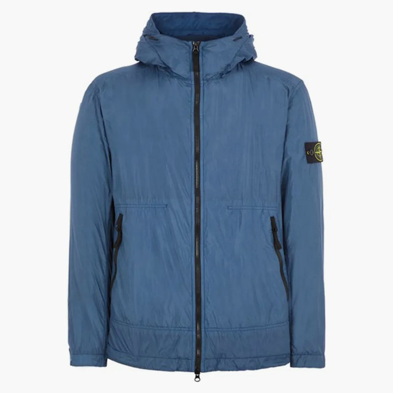 Stone Island 40522 ABBILE Distinti tinti di crinking ny giacca blu blu