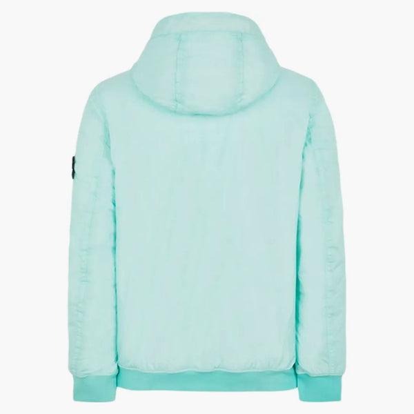 Stone Island 40723 Oděv obarvené zástupce Crinkle R-NY s bundou Primaloft-TC Aqua