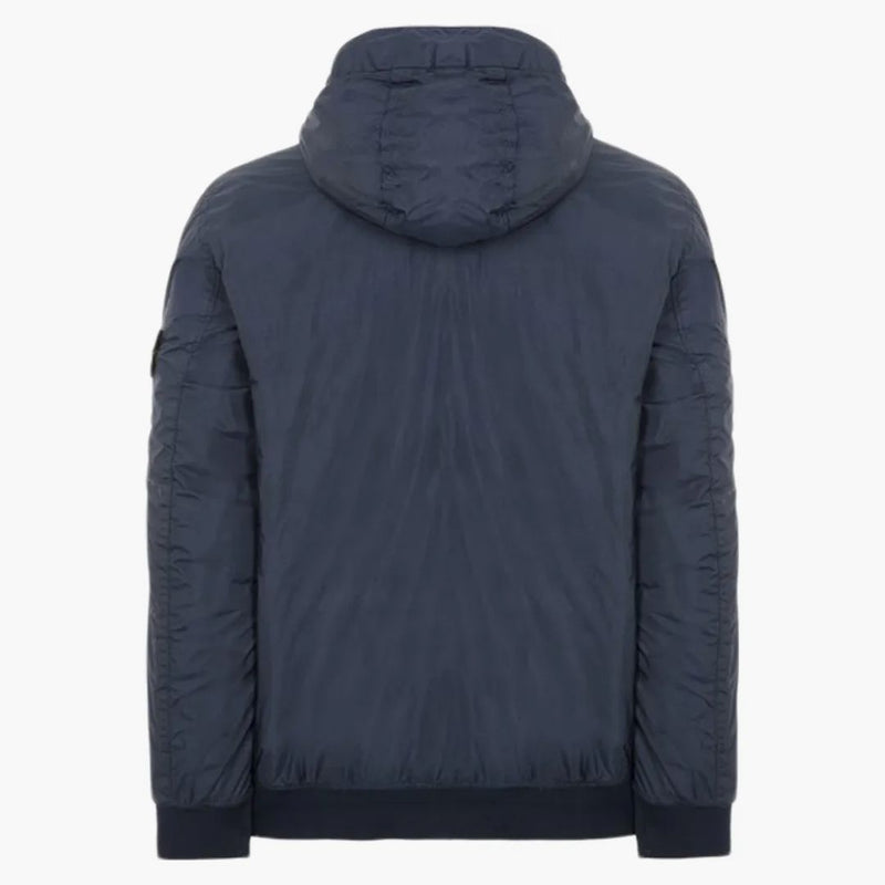 Stone Island 40723 Oděv obarvená crkle opakování R-NY s Primaloft-TC bunda modrá