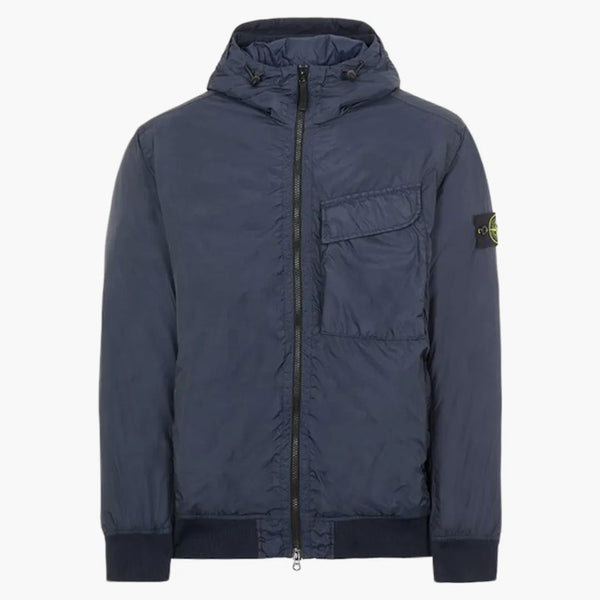 Stone Island 40723 Oděv obarvená crkle opakování R-NY s Primaloft-TC bunda modrá