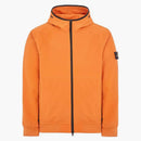 Stone Island 40927 Light Soft Shell-R E.Dye Technology i återvunnen polyesterjacka Sienna Brown