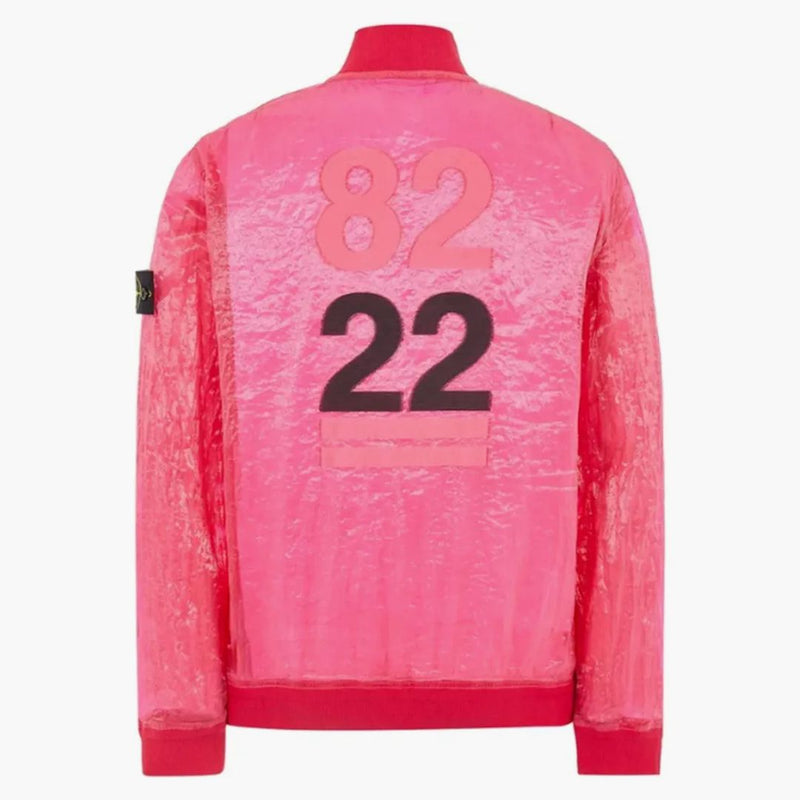Stone Island 433Q2 Piattina oděv obarvený 82/22 bunda růžová