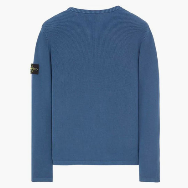 Stone Island 507d8 Pletený svetr Avio Blue