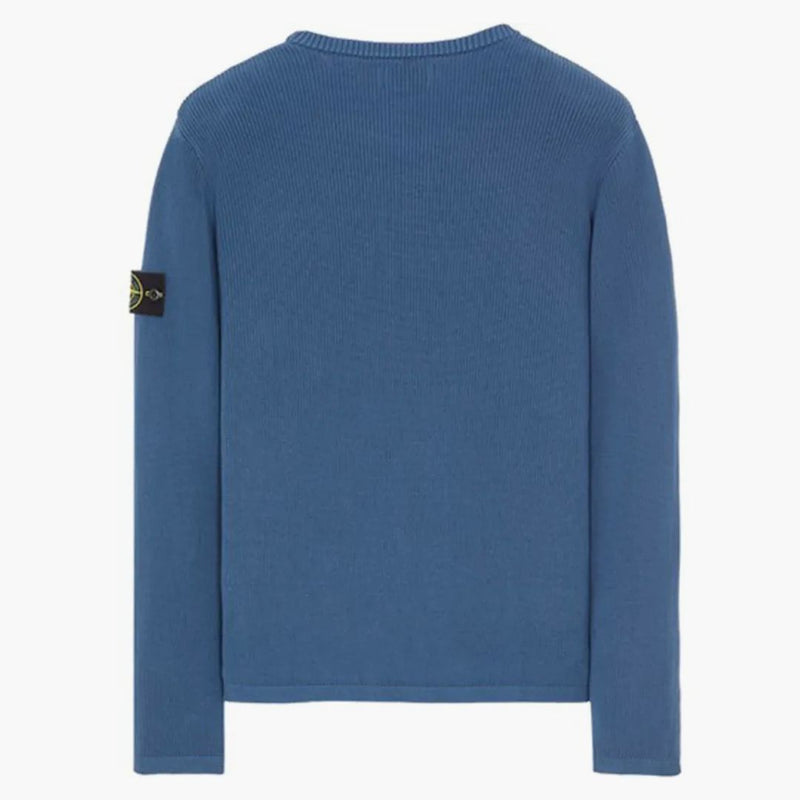 Stone Island 507d8 Pletený svetr Avio Blue