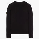 Stone Island 507d8 stickad tröja svart