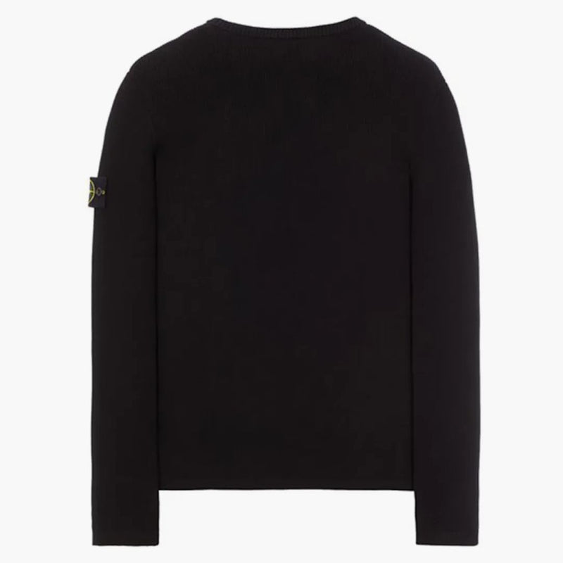 Stone Island 507d8 Pletený svetr černý