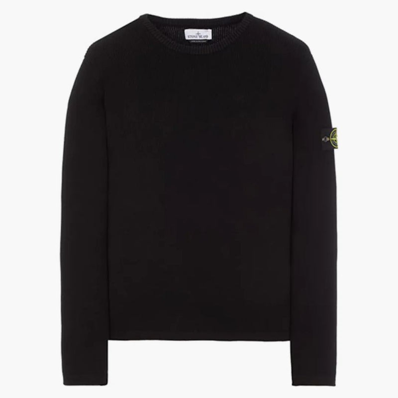 Stone Island 507d8 Pletený svetr černý